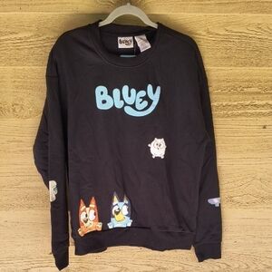 Bluey Black Sweater for Women